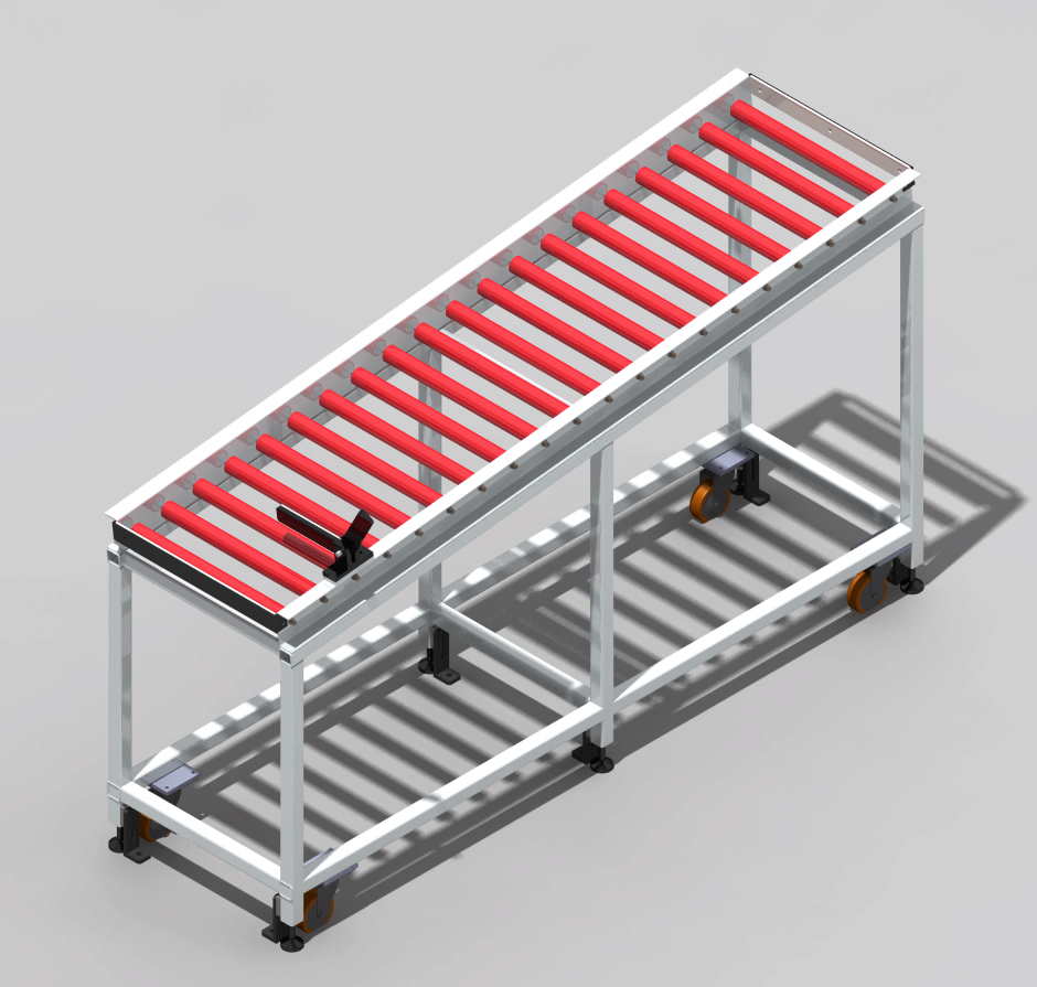 Inclined Roller Conveyor 